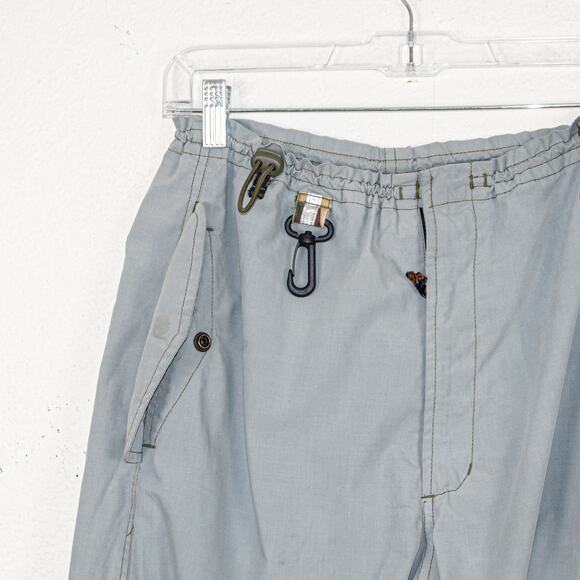 vintage Maharishi Gray Cargo Pants lightweight size Small AW 99/00 - Picture 5 of 12